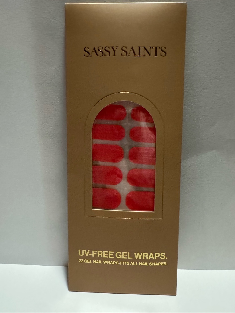 Sassy Saints-Gel Nail Wraps-Coral Crush